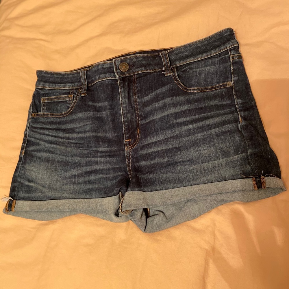 American Eagle Hi-Rise Shortie Shorts